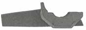 pan bolster with molding, percussion, wax cast steel
